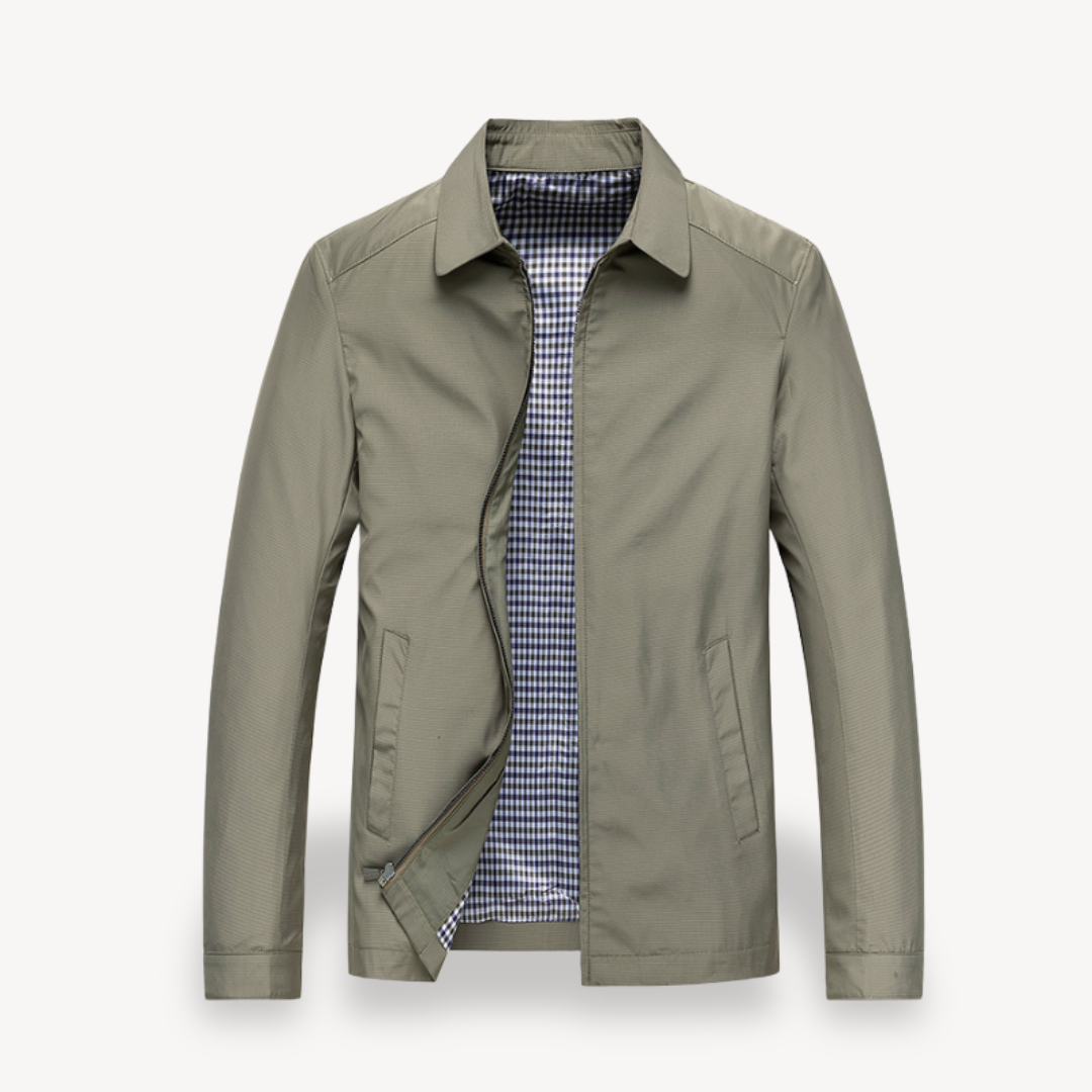 Men’s Zip-Up Jacket – Modern Minimalist Style