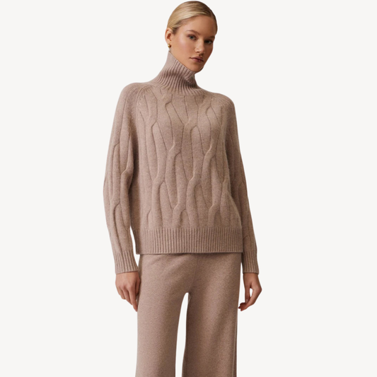 Women’s Sweater and Pants Set – Two-Piece Lounge Ensemble